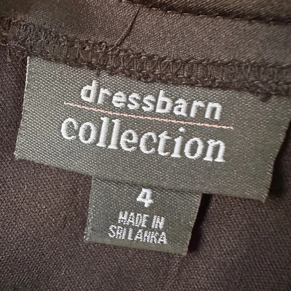 Dressbarn Collection Black Sleeveless Cocktail Dress - Picture 3 of 5